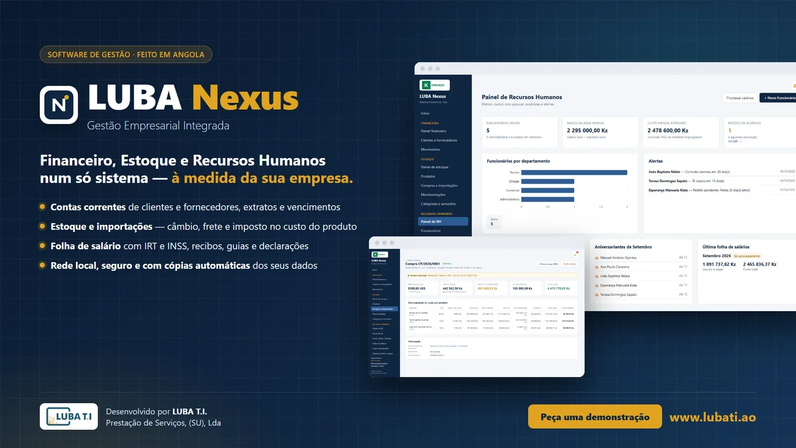 LUBA Nexus — Gestão Empresarial Integrada